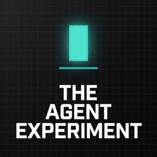 The Agent Experiment — teal terminal cursor on a dark background